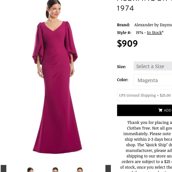 Alexander by Daymour Dresses & Skirts - Pink Mother of the Bride dress Size 8 - Alexander by Daymour